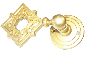 Large Satin Gold Ankara Celtic Gothic Style Square Metal Curtain Tiebacks Hold backs 2