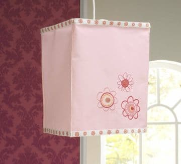Pink Bedroom Ceiling Pendant Square Light Shade Lantern