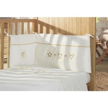 Pram Flannelette Sheet Cream 70 x 90cm