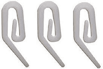 Premier White Curtain Hooks
