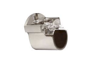 Speedy 35mm Stainless Steel Recess Curtain Pole Bracket with Ring Holder