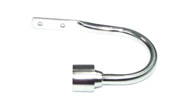 Stainless Steel Minimalist Bar Curtain Tiebacks / Holdbacks.