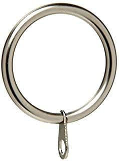 Stainless Steel Silver 30mm - 35mm Metal Curtain Pole Rings