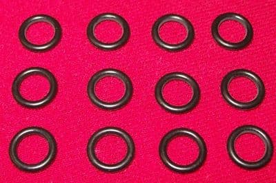 10mm Black Smooth  Car Tyres (B17) -Set 12