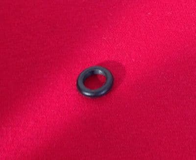 14mm Black Smooth Tyre with slot for ridged wheels for CIJ small Minics etc.  (Each)