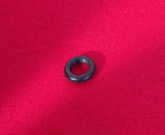 14mm Black Smooth Tyre with slot for ridged wheels for CIJ small Minics etc.  (Each)