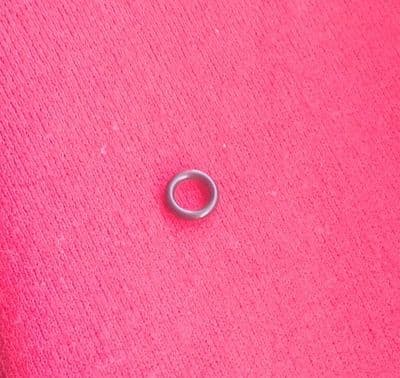 Black Smooth Model Toy / Tires Tyres (Outside Diameter of 7mm ,  Inside Diameter 5mm , Width 1mm)