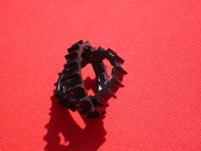 Black Treaded for the Corgi 54 Fordson halftrack tractor (Pair)