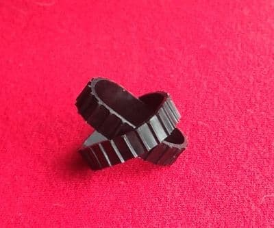 Black Treaded Tracks for Matchbox 1-75 1st Series (Price is for a Pair of Tracks)