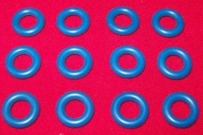 Blue Smooth Model Toy / Tires Car Tyres (Price per set of Twelve)