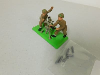 Britains Silver Plastic Mortar Bombs (set of 10)