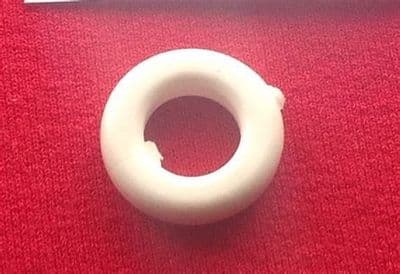 Britains truck smooth white tyre 20mm dia.