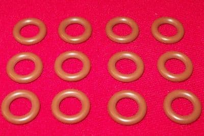 Brown Smooth Model Toy / Tires Car Tyres (Price per set of Twelve)