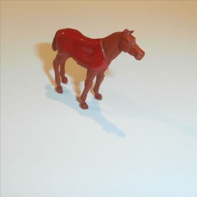 Corgi 1104 Bedford TK Horse Brown Plastic horse, Red Coat Painted