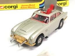 Corgi 271 007 Aston Martin(126mm version) gold plastic grille & bumper