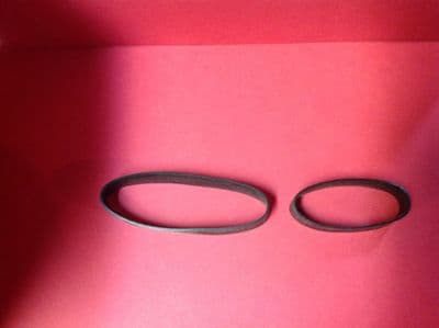 Corgi 64A FC Jeep conveyor truck black rubber converyor belt (1 each top lower belt) (TOM 264)