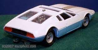 CORGI TOYS 271 De Tomaso Mangusta Clear plastic window unit