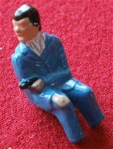 CORGI TOYS 271  Reproduction  007 Aston Martin (126mm version) plastic passenger [ PAINTED ]