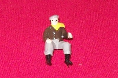 CORGI TOYS 67 Ford tractor plastic driver with scarf