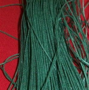 Dark Green Cord 1mm in Diameter for Models that need 