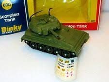 Dinky #690 Alvis Scorpion Tank decal (w/s)