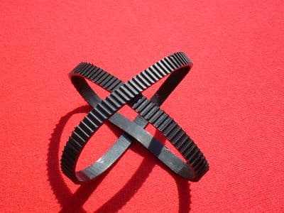 Dinky Hornby Toys 22F Army Tank BLACK Treaded Track (each track)