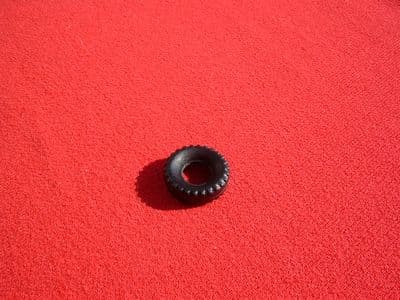 Dinky Toys 17mm Black Block Tread for Army Vans Tyre (B54)