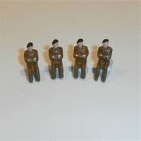Dinky Toys 600 Series Army Passenger, seated, painted figure
