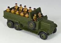 Dinky Toys 600 Series Army Passenger, seated, painted figure