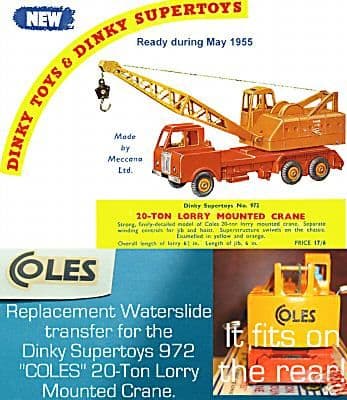 Dinky Toys 972 20 TON COLES 