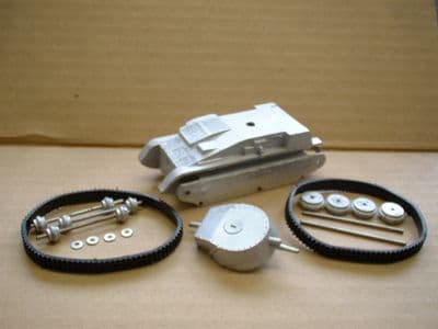 DINKY TOYS COPY MODEL 22F TANK WITH BLACK TRACKS [ IN KIT FORM ]