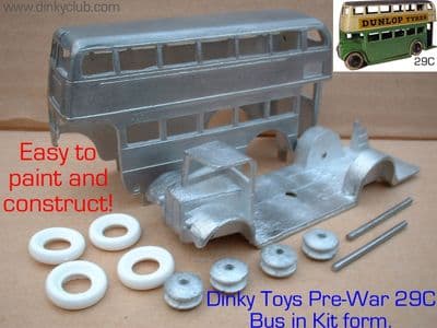 DINKY TOYS COPY MODEL 29C PRE-WAR BUS -Kit