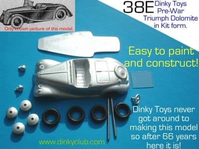 DINKY TOYS COPY MODEL 38E TRIUMPH DOLOMITE [ IN KIT FORM ]