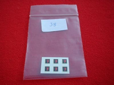 Dinky Toys PACK OF 6 ARMY RATS TRANSFERS / DECALS