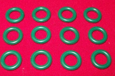 Green Smooth Model Toy / Tires Car Tyres (Price per set of Twelve)