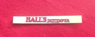 HALL'S DISTEMPER ADVERTISING CARDBOARD FOR THE TWO PAINTERS TO CARRY