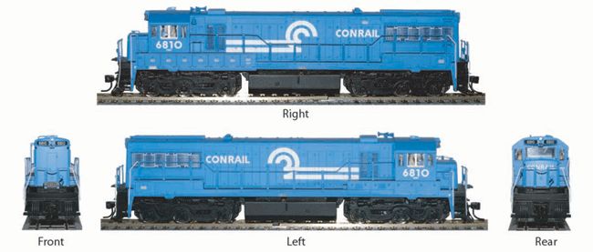 Korea Brass HO Scale u25c Diesel Locomotive in North American Railroads