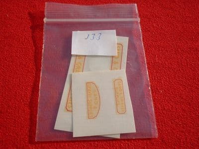 Matchbox / Lesney / Yesteryear Y4 SENTINEL TRANSFERS / DECALS