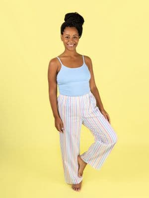 BEGINNERS SEWING PYJAMA  BOTTOMS / SHORTS fabric included Sunday 26th JULY 10am to 3pm