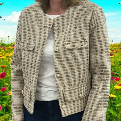 Chanel Style Jacket Size 4-30 Sewing Course Wed 19th Thur 20th Fri 21st Aug 10am to 4pm