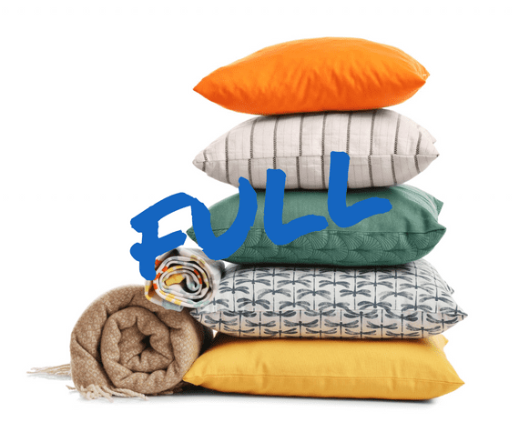 Cushion Workshop Learn Concealed / Invisible zips all fabric zips included FRI 1st AUGUST  7-9pm