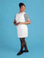 Noa Pinafore Dress Sewing Workshop Pre cut Fabric included Sizes 6 to 34 SUN 22ND MARCH 10am to 4pm