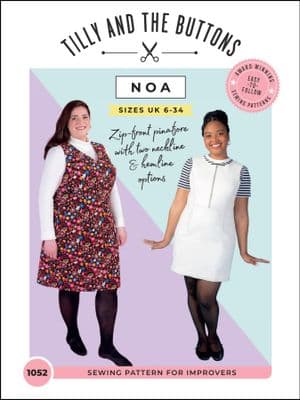 Noa Pinafore Dress Sewing Workshop Pre cut Fabric included Sizes 6 to 34  Sunday 31st May 10am to 5p