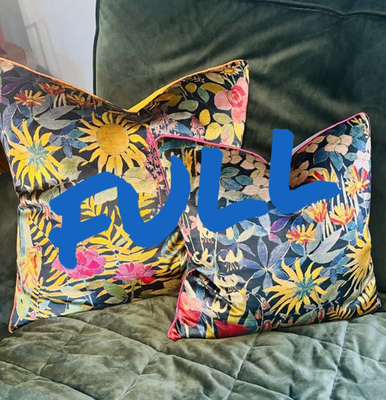 Piped Cushion Sewing Workshop Sat 20th Feb 10am to 3pm