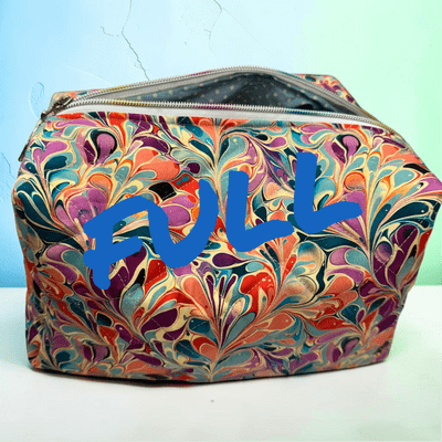 Quilted Make up / Hair Tool Bag Sewing Workshop Fabric included Fri 11th Dec 10am to 3pm