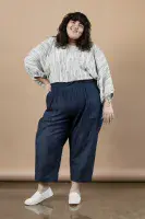 SEPIA TROUSERS  SIZE 0-32 SEWING WORKSHOP  FABRIC PRE CUT TO SIZE INCLUDED  Fri 17th Oct  10AM-5PM