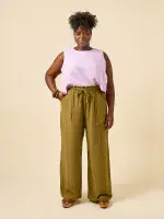 SEPIA TROUSERS  SIZE 0-32 SEWING WORKSHOP  FABRIC PRE CUT TO SIZE INCLUDED  Fri 17th Oct  10AM-5PM