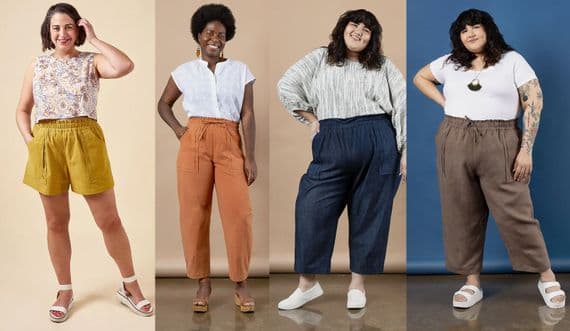 SEPIA TROUSERS  SIZE 0-32 SEWING WORKSHOP  FABRIC PRE CUT TO SIZE INCLUDED  Fri 17th Oct  10AM-5PM