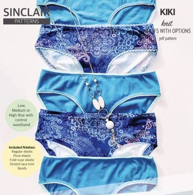 Sew Your Own Knickers  Workshop SIZE 0 - 30  Saturday  24th October 10am to 2pm