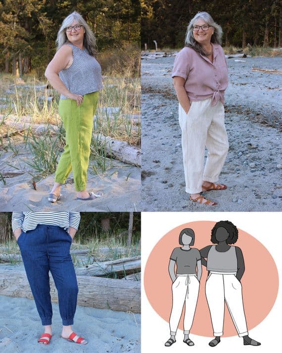 The Arden Trousers Helen Closet Sewing Workshop PRE CUT FABRIC INCLUDED  Fri 25TH JULY 10am to 5pm